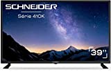 SCHNEIDER LED39SC410K - Televisor LED de 39 pulgadas (HD, HDMI, USB 2.0, Sintonizador DVB-T/T2/C,...
