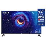 Metz - Televisión, 42', 1920 x 1080, Direct LED, Android TV 10, Color Negro
