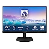 Philips 273V7QDAB/00, Monitor IPS con Altavoces (Full HD, 1920x1080, Sin bordes, Flicker Free, Low...