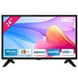 HKC 24F1D TV 24 Pulgadas (Televisores 60 cm), Dolby Audio, Triple Tuner DVB-C / T2 / S2, Ci+,...