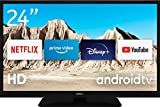Nokia Mini Smart TV 2400A, 24 pulgadas, 60 cm, Android TV, HD ready, 12V, WLAN, DVB-C/S2/T2,...